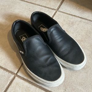 Leather Slip on Vans
